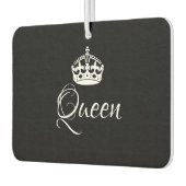 Custom Air Freshener - Queen Crown Black Autolufterfrischer (Links)