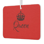 Custom Air Freshener - Queen Crown Red Heart Autolufterfrischer (Links)