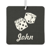 Custom Air Freshener - Würfname Autolufterfrischer (Rückseite)