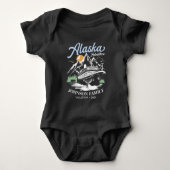 Custom Alaska Cruise Family Friends Group Matching Baby Strampler (Vorderseite)