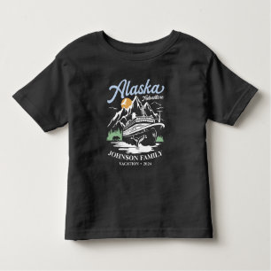 Custom Alaska Cruise Family Friends Group Matching Kleinkind T-shirt