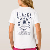 Custom Alaska Family Cruise Wildlife Spott T-Sh T-Shirt (Rückseite)