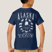 Custom Alaska Family Schifffahrt Wildbeobachtung T-Shirt (Rückseite)