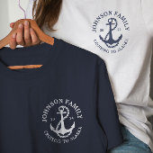 Custom Alaska Family Schifffahrt Wildbeobachtung T-Shirt