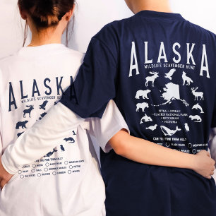Custom Alaska Family Schifffahrt Wildbeobachtung T-Shirt