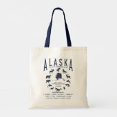 Custom Alaska Family Schifffahrt Wildbeobachtung Tragetasche (Rückseite)