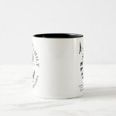 Custom Alaska Family Schifffahrt Wildbeobachtung Zweifarbige Tasse (Mittel)