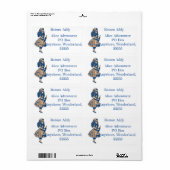 Custom Alice Wonderland Navy Rücksendeadresse (Vorne)