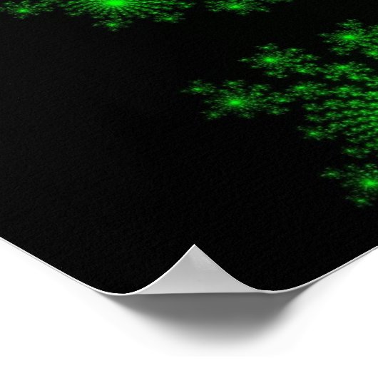 Custom Alien Fraktal Burst Poster (Ecke)