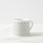 Custom All-Over Print Geometric Pattern Coffee Mug Espressotasse (Vorderseite Rechts)