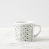 Custom All-Over Print Geometric Pattern Coffee Mug Espressotasse (Rechts)