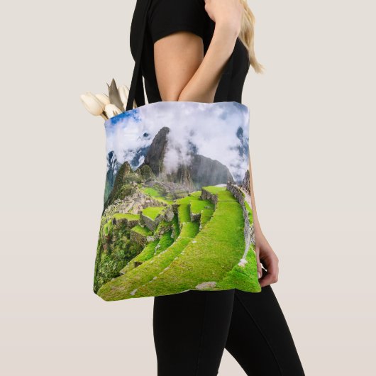 Custom All-Over-Print Tote Bag Machu Picchu, Cusco Tasche (Von Nahem)