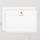 Custom Allen's Hummingbird Note Card Mitteilungskarte (Vorne/Hinten)
