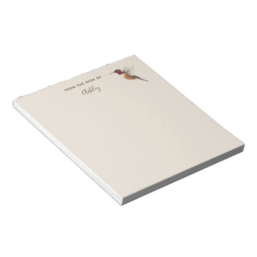 Custom Allen's Hummingbird Notepad Notizblock (angewinkelt)