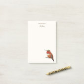 Custom Allen's Hummingbird Notes Post-it Klebezettel (Auf Schreibtisch)