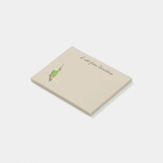 Custom Allen's Hummingbird Post-it Notes Post-it Klebezettel (angewinkelt)