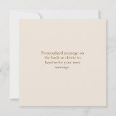 Custom Allen's Hummingbirds Dankeschön-Karte (Rückseite)