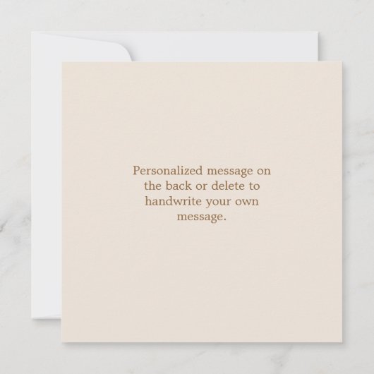 Custom Allen's Hummingbirds Dankeschön-Karte (Rückseite)