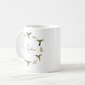 Custom Allen's Hummingbirds Kaffeetasse (Vorderseite Links)