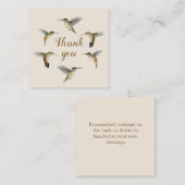 Custom Allen's Hummingbirds Mitteilungskarte (Vorne/Hinten)