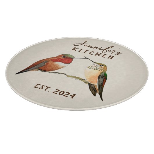 Custom Allen's Hummingbirds Notepad Schneidebrett (Ecke)