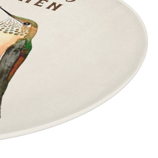 Custom Allen's Hummingbirds Notepad Schneidebrett (Ecke)