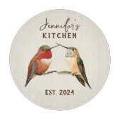Custom Allen's Hummingbirds Notepad Schneidebrett (Vorderseite)
