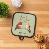 Custom Allen's Hummingbirds Notepad Topflappen (Oben Unten)