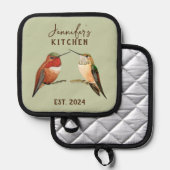 Custom Allen's Hummingbirds Notepad Topflappen (Vorderseite/Rückseite)