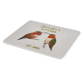 Custom Allen's Hummingbirds  Schneidebrett (Ecke)
