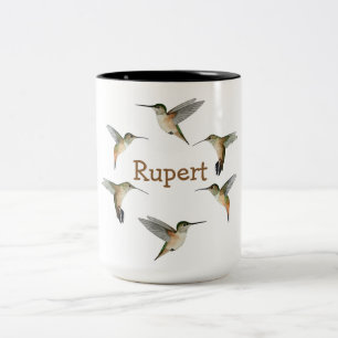 Custom Allen's Hummingbirds Two-Tone-Kaffee-Tasse Zweifarbige Tasse