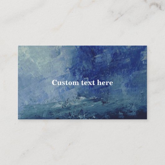 Custom American, 8,9 cm x 5,1 cm, Standard Matte Visitenkarte (Rückseite)