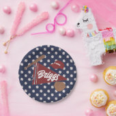 Custom American basebday plate Pappteller (Party)