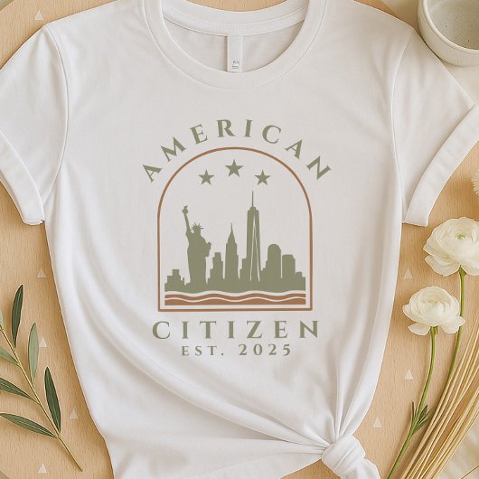Custom American Citizen T - Shirt | Festgestelltes