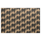 Custom American Eskimo Dog Breed Fabric Stoff (Fat Quarter (45,7 x 55,9 cm))