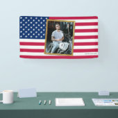 Custom American Flag with Your Photo, Dorm Decor Banner (Messe)