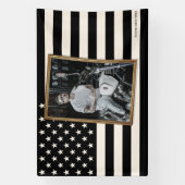Custom American Flag with Your Photo, USA Decor Banner (Vertikal)
