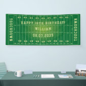 Custom American Football Field Kindergeburtstag Banner (Messe)