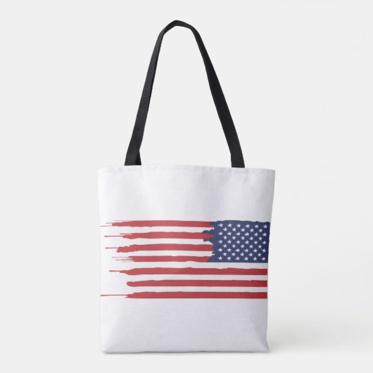 Custom American USA Flag Tasche (Rückseite)