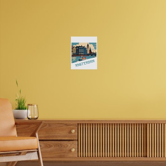 Custom Amsterdam Niederlande Poster (Wohnzimmer 2)