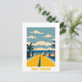 Custom Amsterdam Niederlande Postkarte (Stehend Vorderseite)