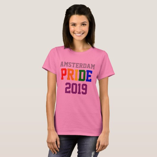 Custom Amsterdam Pride 2019 T-Shirt (Vorne ganz)