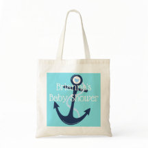 Custom Anchor Nautical Aquamarin Navy Baby Shootin