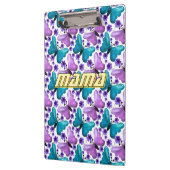 Custom and personalized butterfly floral  klemmbrett (Links)