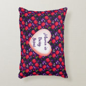 Custom and personalized Cute Cherry Butterfly  Dekokissen (Vorderseite(Vertikal))