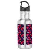 Custom and personalized Cute Cherry Butterfly  Edelstahlflasche (Rückseite)