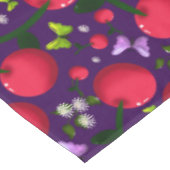 Custom and personalized Cute Cherry Butterfly  Tischdecke (Schrägansicht)