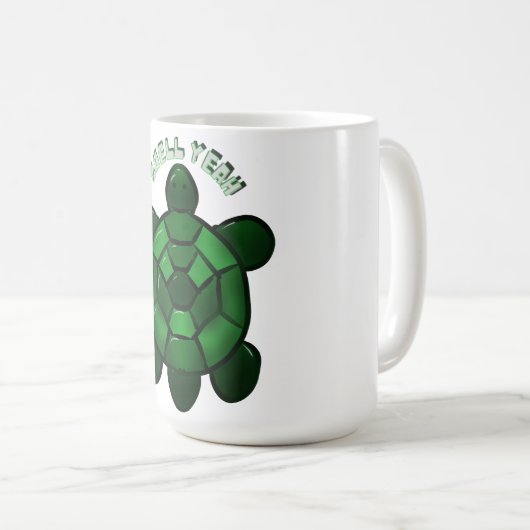 Custom and personalized Cute Turtle  Kaffeetasse (VorderseiteRechts)