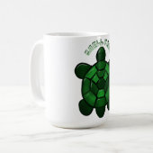 Custom and personalized Cute Turtle  Kaffeetasse (Vorderseite Links)