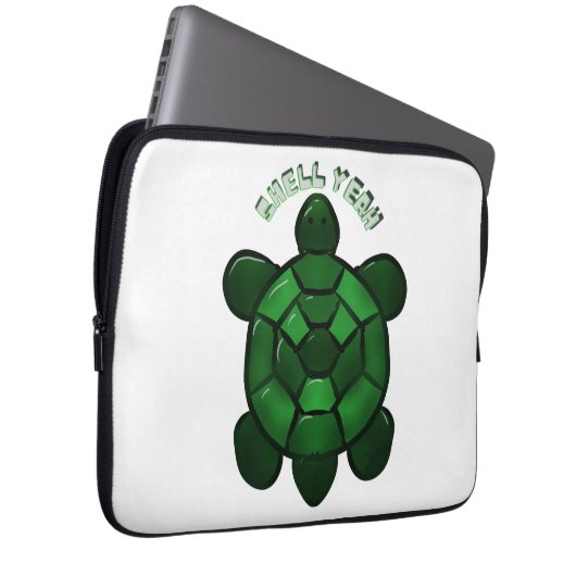 Custom and personalized Cute Turtle  Laptopschutzhülle (Vorne Rechts)